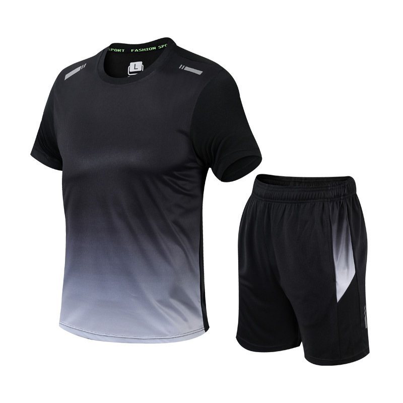 2-piece casual sportswear set with a breathable, lightweight design, perfect for active summer days and versatile use.






