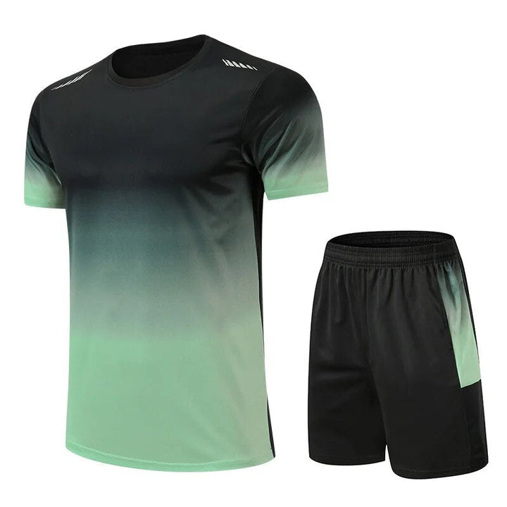 2-piece casual sportswear set with a breathable, lightweight design, perfect for active summer days and versatile use.






