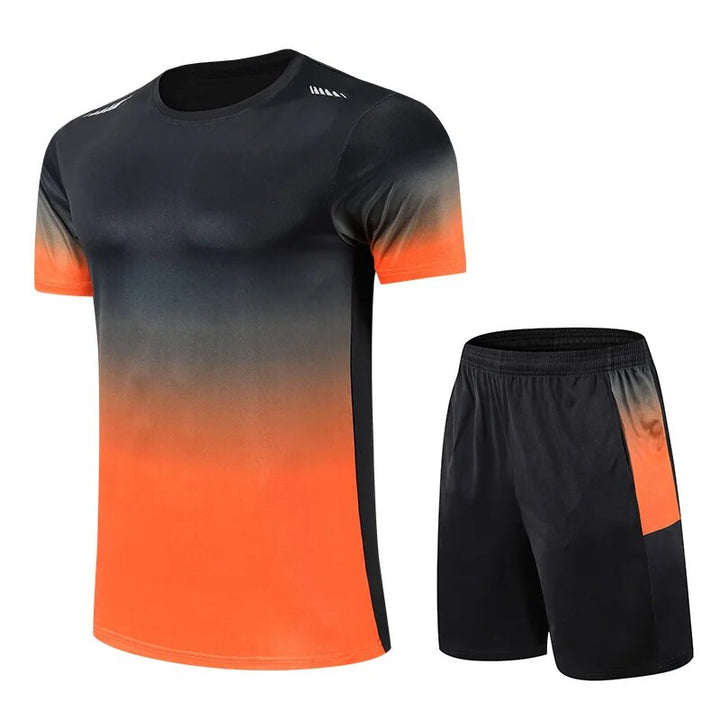 2-piece casual sportswear set with a breathable, lightweight design, perfect for active summer days and versatile use.






