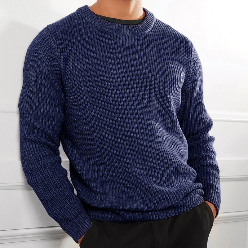 Classic men's autumn sweater with a timeless design, perfect for layering and everyday wear.







