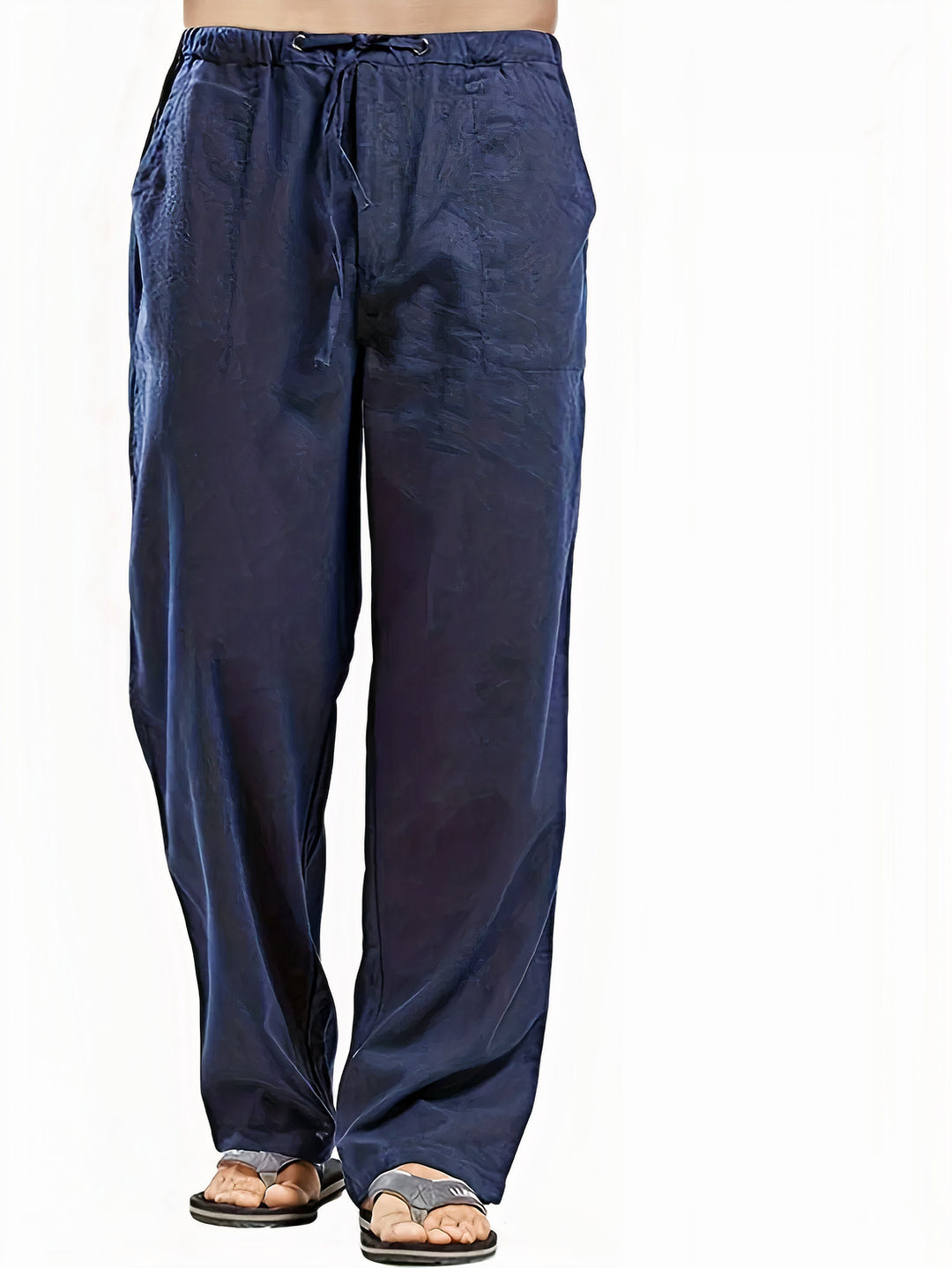 Lightweight and breathable linen-blend men's beach pants for ultimate comfort and style.







