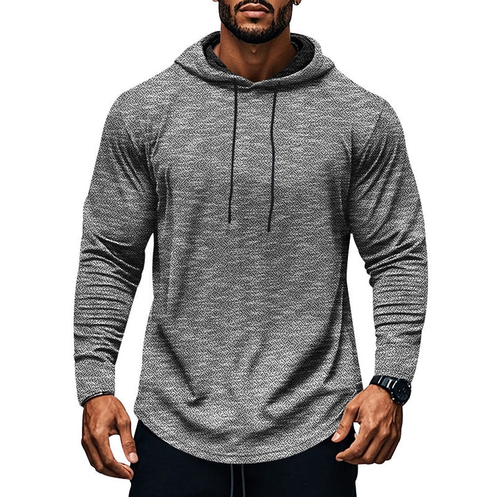 Casual active hooded sweater for men with breathable fabric and a relaxed fit for all-day comfort.







