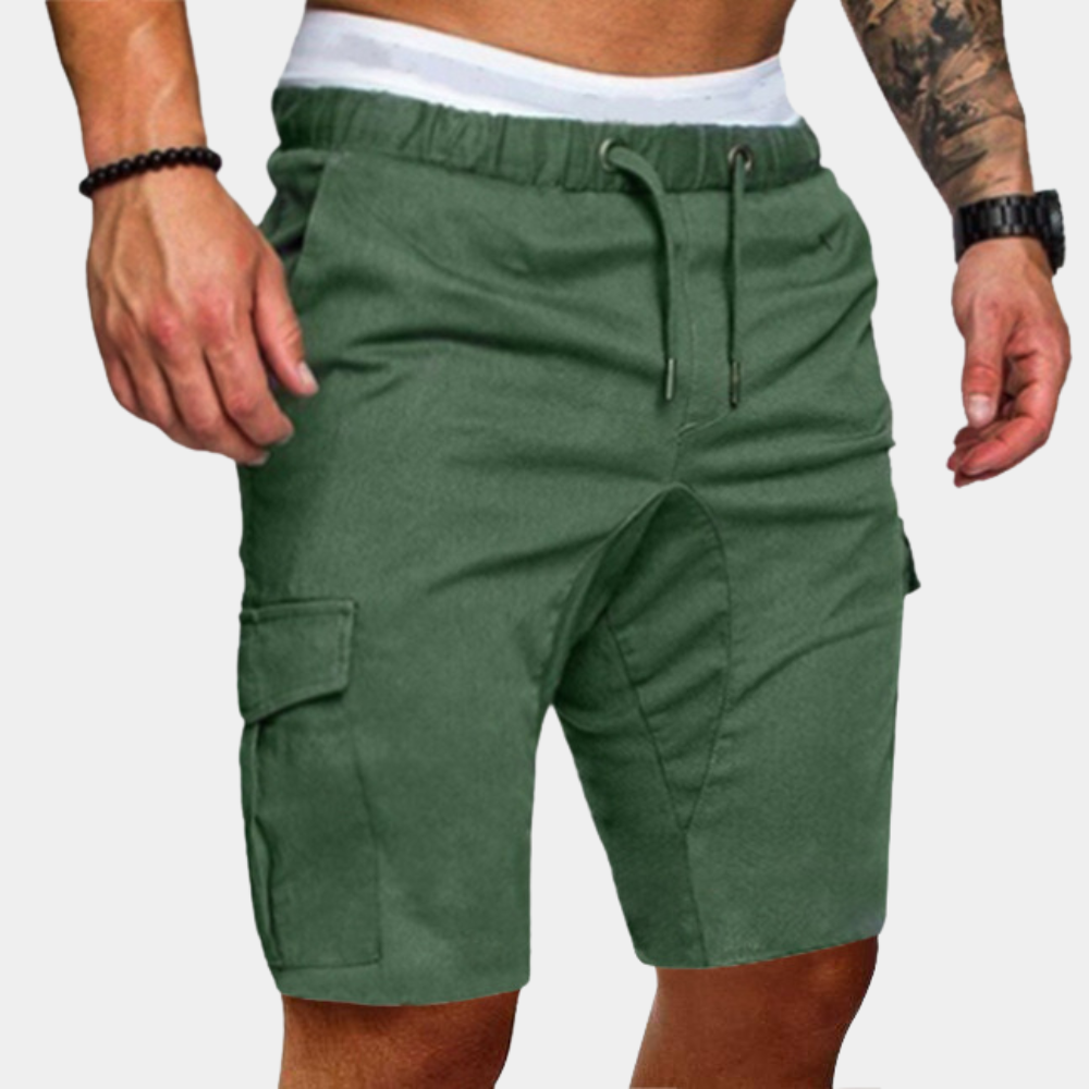 Classic men's summer shorts with a breathable, lightweight design for stylish and comfortable warm-weather wear.