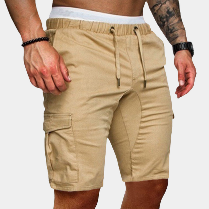 Classic men's summer shorts with a breathable, lightweight design for stylish and comfortable warm-weather wear.