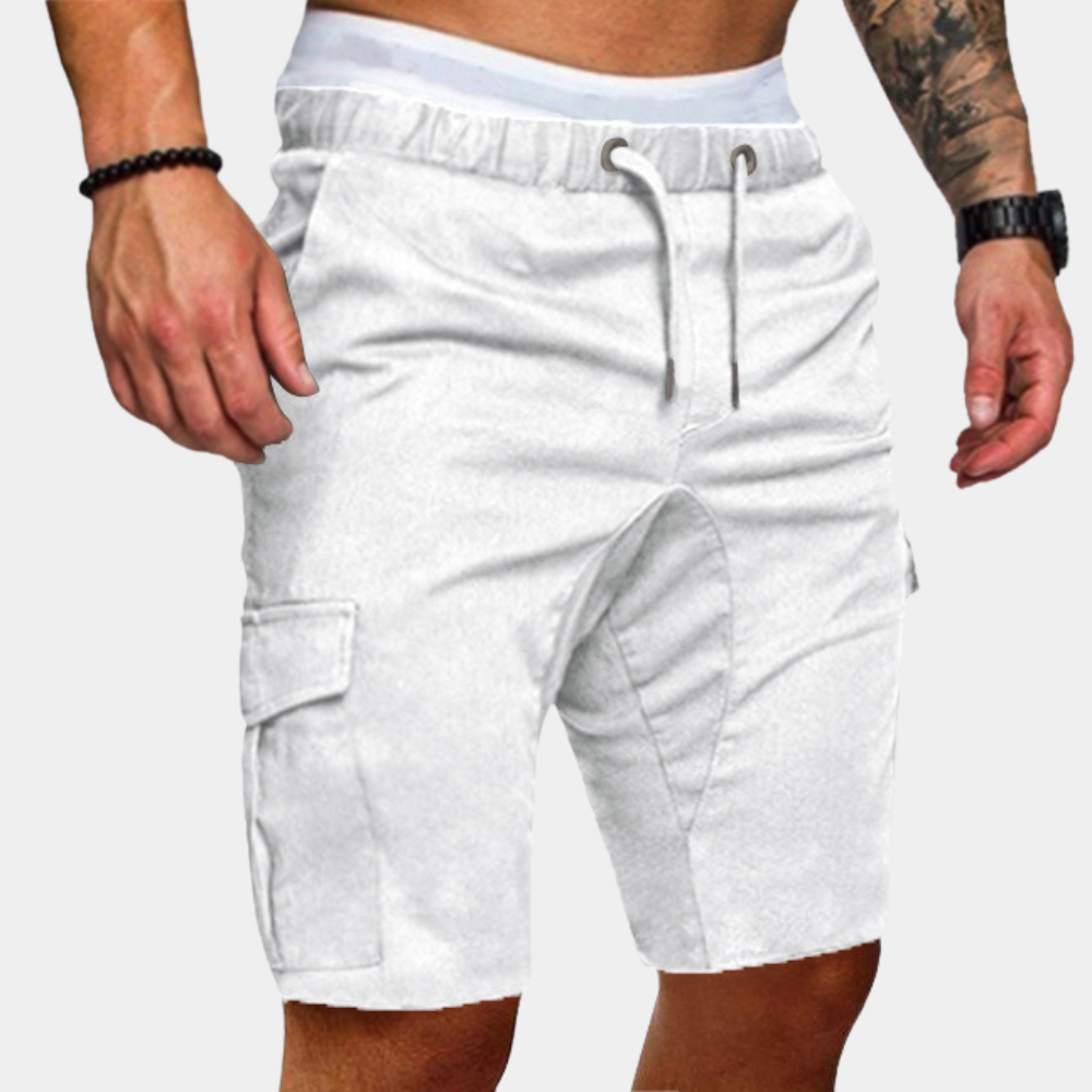 Classic men's summer shorts with a breathable, lightweight design for stylish and comfortable warm-weather wear.