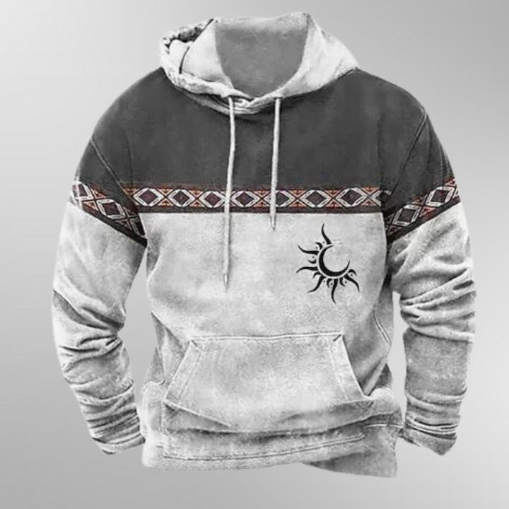 Comfortable and durable autumn hoodie for men, perfect for chilly days and casual wear.







