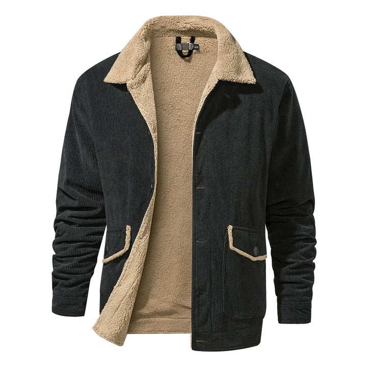 Cozy autumn fleece jacket for men, featuring ultra-soft warmth and a stylish, lightweight design.







