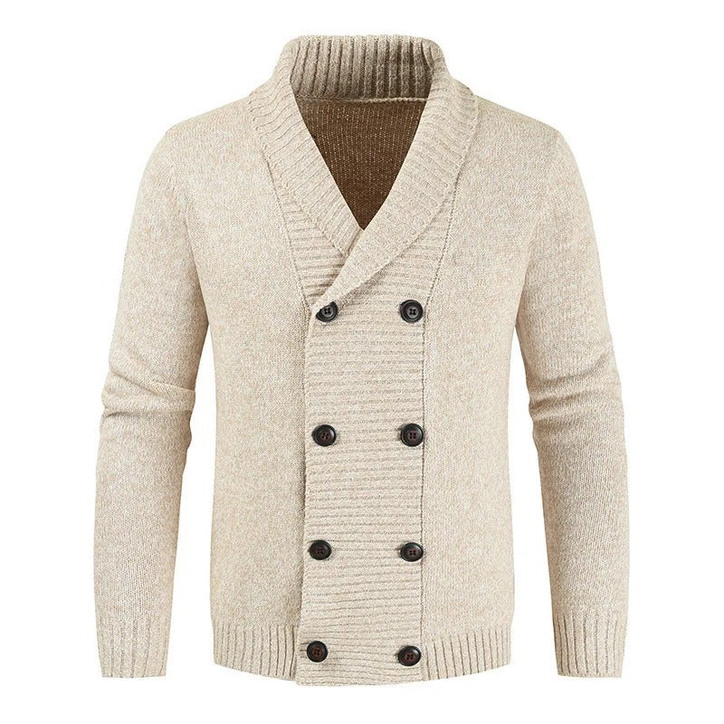 Stylish and warm men's autumn cardigan, perfect for layering on chilly days.







