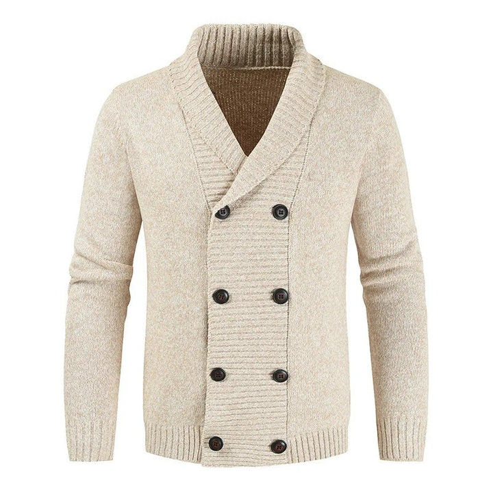 Stylish and warm men's autumn cardigan, perfect for layering on chilly days.







