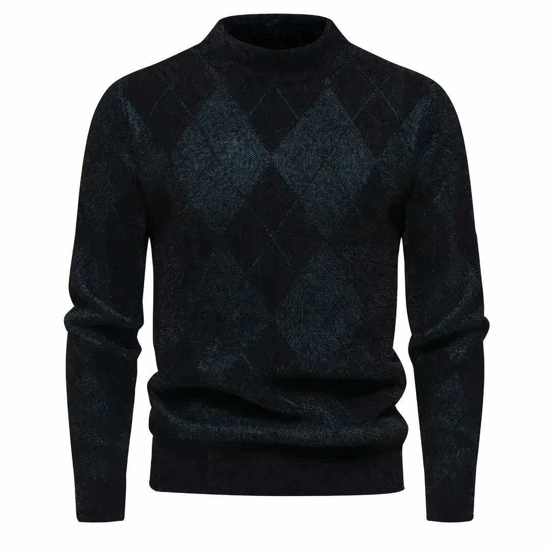 Stylish and elegant men’s turtleneck sweater, perfect for layering on cool autumn days.







