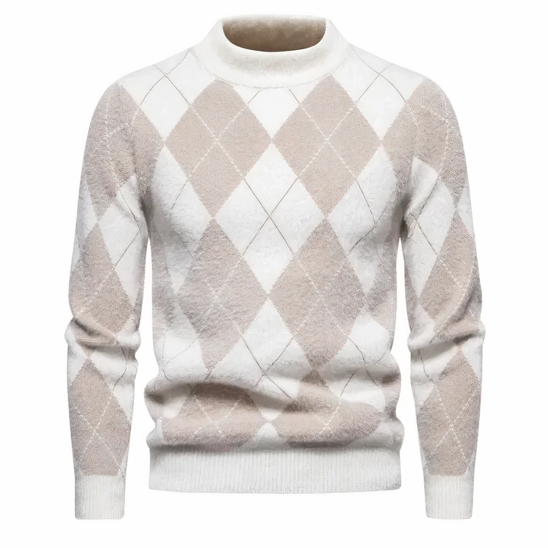 Stylish and elegant men’s turtleneck sweater, perfect for layering on cool autumn days.







