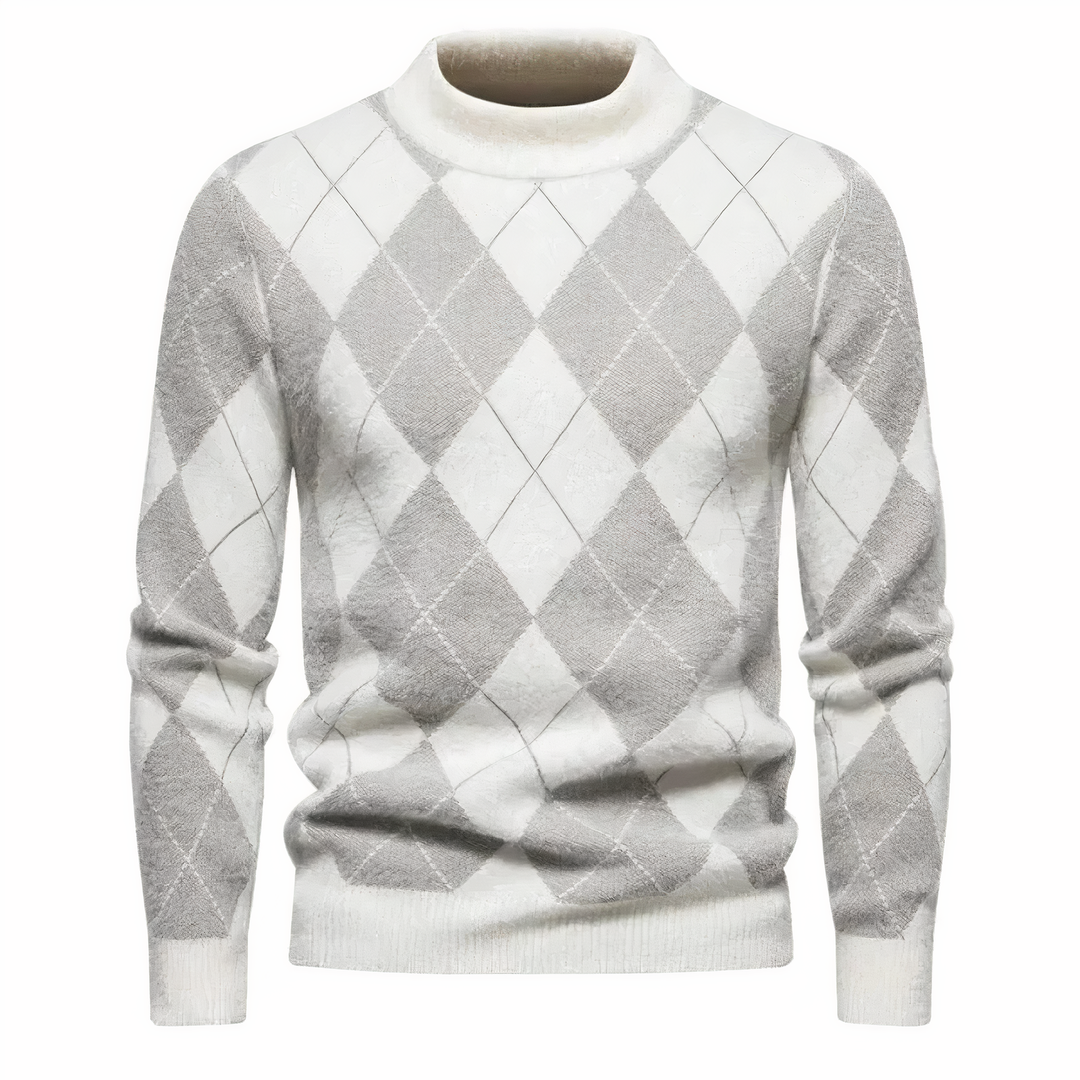 Stylish and elegant men’s turtleneck sweater, perfect for layering on cool autumn days.







