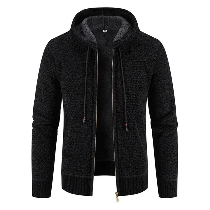 Luxe Elegant Hooded Autumn Cardigan – Soft, Stylish, And Perfect For Layering On Chilly Days.