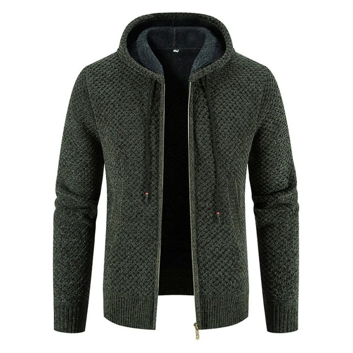 Luxe Elegant Hooded Autumn Cardigan – Soft, Stylish, And Perfect For Layering On Chilly Days.