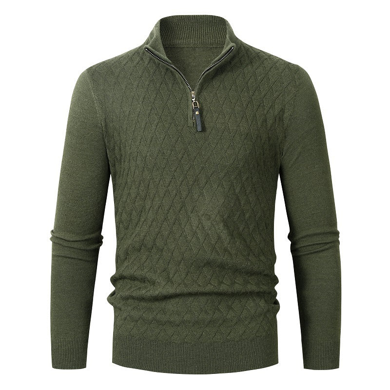 Sophisticated men’s autumn sweater with a refined and comfortable design, perfect for seasonal layering.