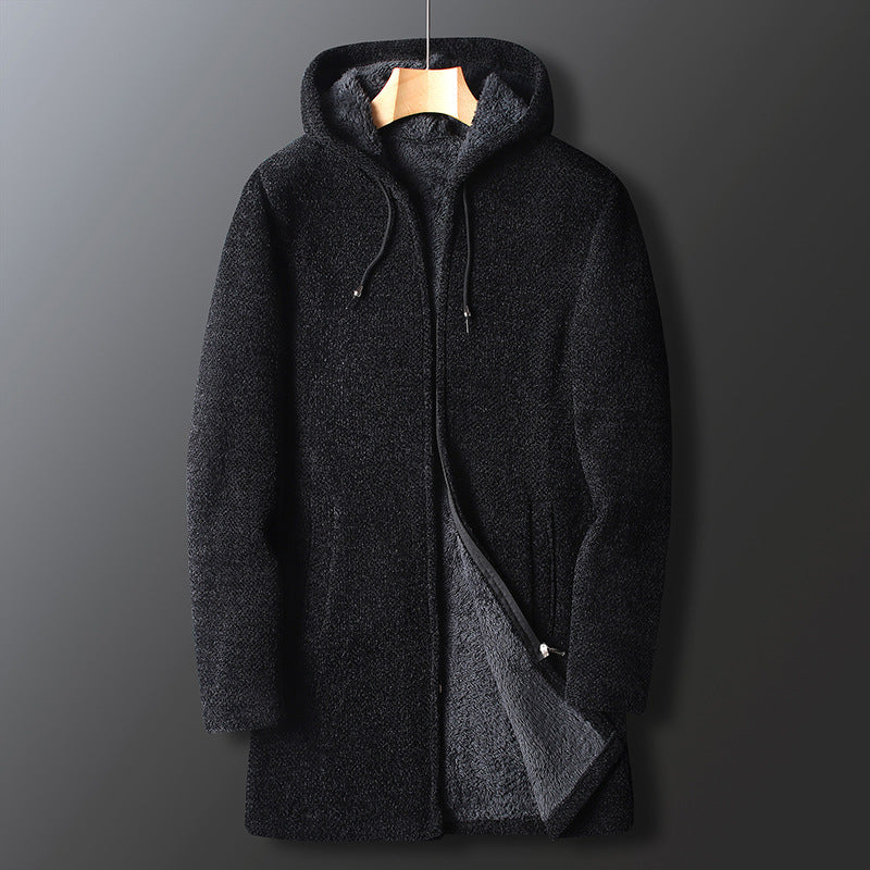 Men's elegant hooded jacket for autumn with a modern fit and lightweight warmth for seasonal comfort.