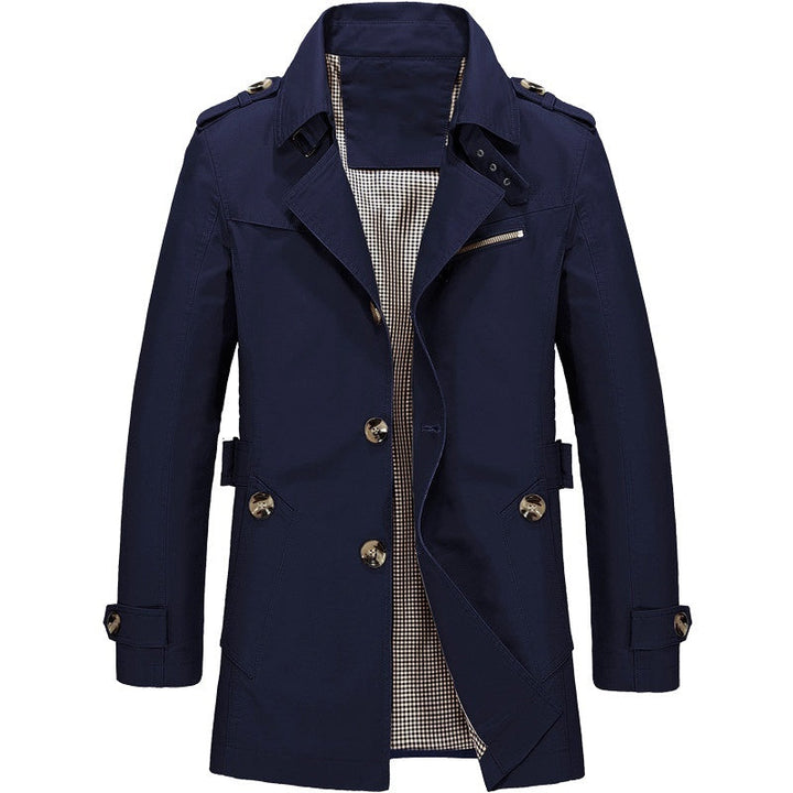 Men's elegant hooded jacket for autumn with a modern fit and lightweight warmth for seasonal comfort.