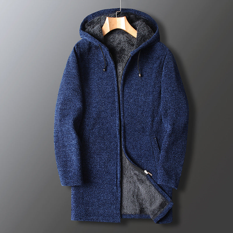 Men's elegant hooded jacket for autumn with a modern fit and lightweight warmth for seasonal comfort.