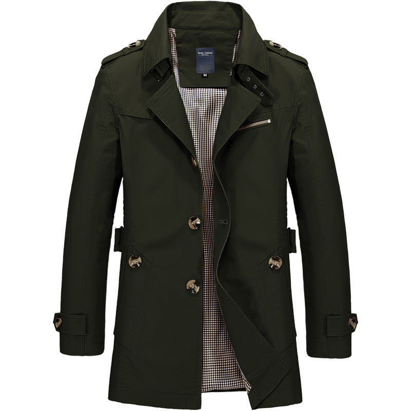 Men's elegant hooded jacket for autumn with a modern fit and lightweight warmth for seasonal comfort.