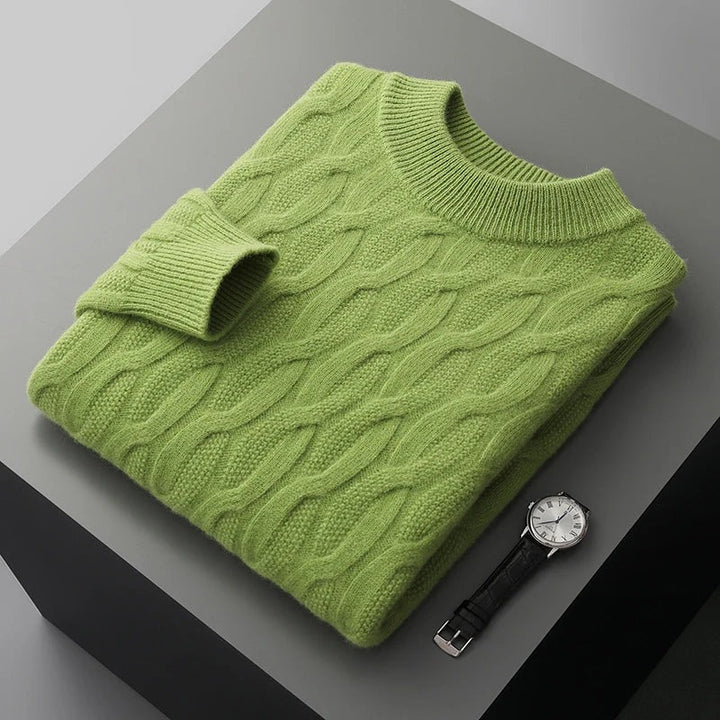 Premium classy autumn sweater for men, offering warmth and timeless style for chilly days.