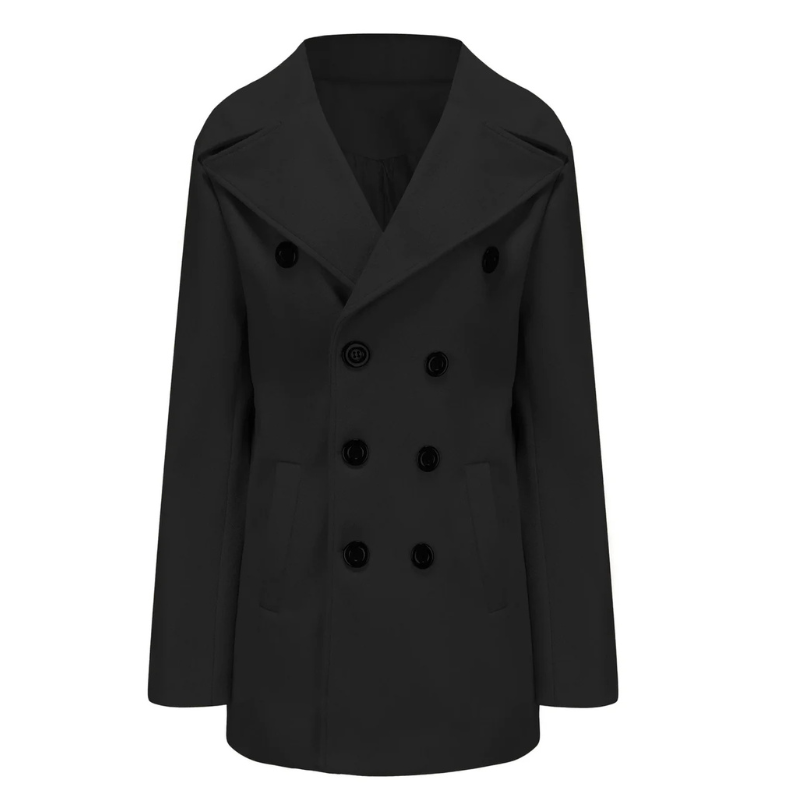 Premium men’s cotton autumn coat, offering timeless elegance and comfort for the season.







