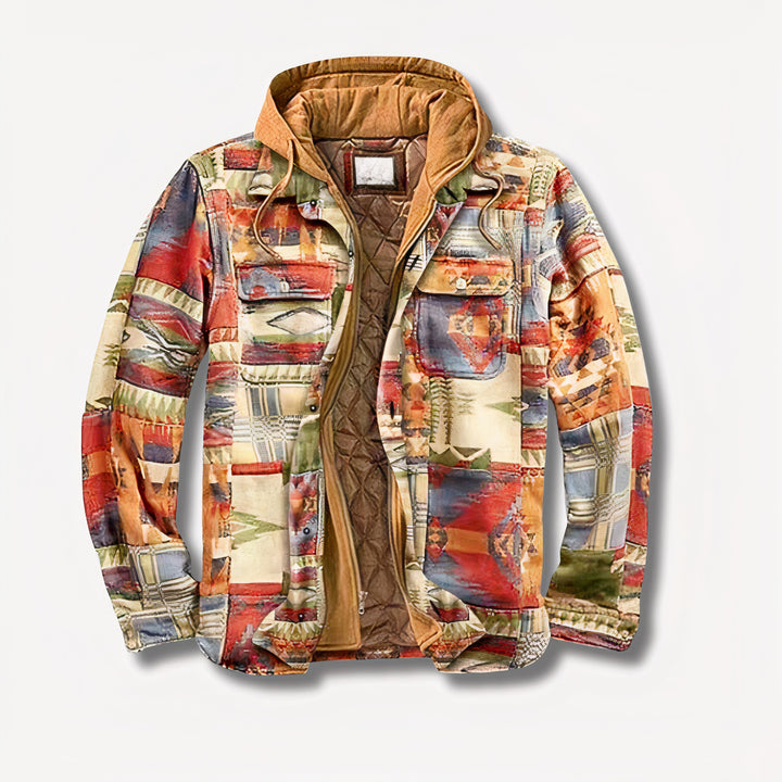 Retro style warm autumn jacket for ultimate comfort and fashion during the fall season.