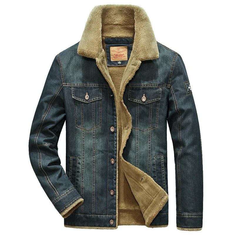 Stylish and trendy denim jacket for autumn, perfect for layering and casual wear.







