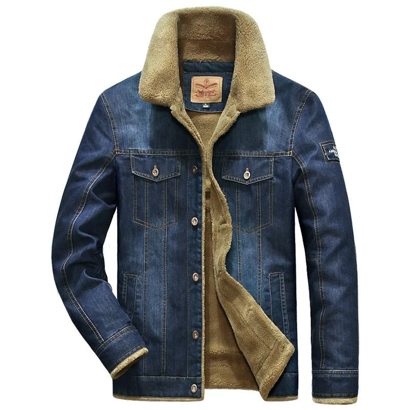 Stylish and trendy denim jacket for autumn, perfect for layering and casual wear.







