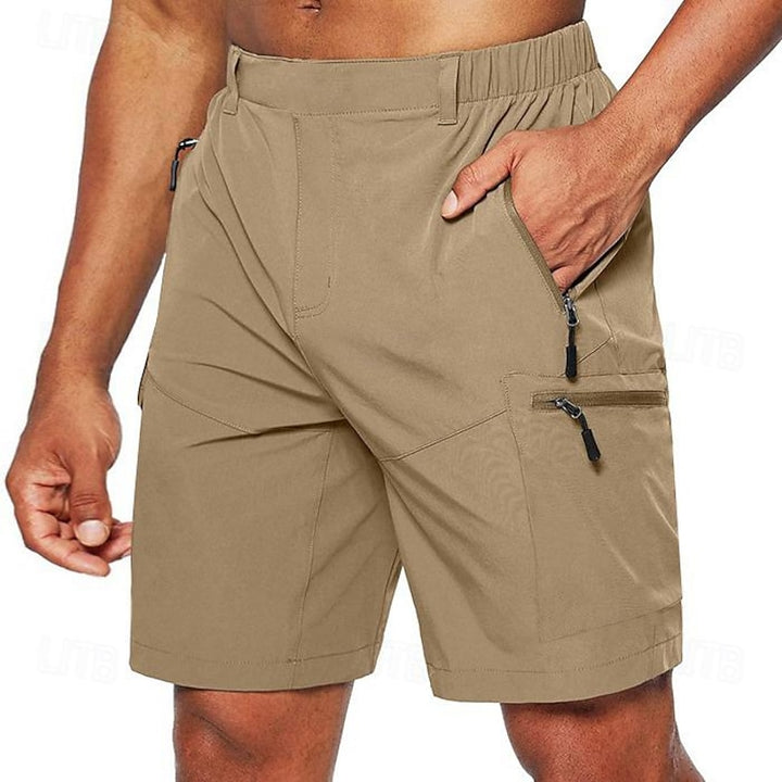 Breathable outdoor summer shorts with lightweight design, moisture control fabric, and functional pockets, perfect for active summer adventures.