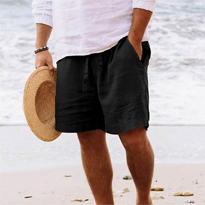 Casual beach shorts for men with a lightweight design, breathable fabric, and relaxed fit, ideal for summer days.