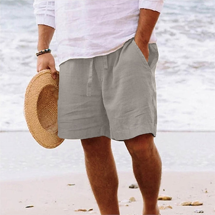 Casual beach shorts for men with a lightweight design, breathable fabric, and relaxed fit, ideal for summer days.