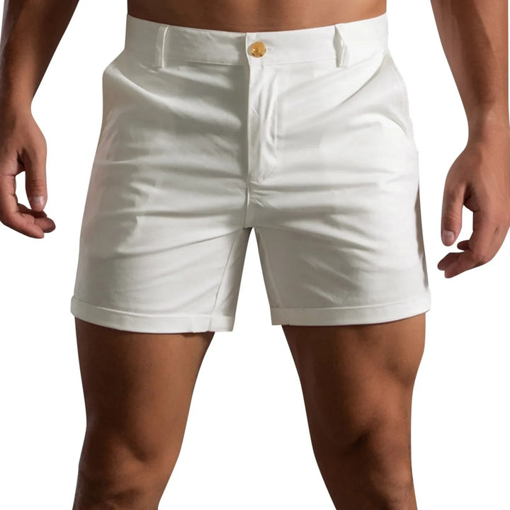 Casual comfy summer shorts with breathable fabric, relaxed fit, and versatile design, perfect for warm summer days and casual outings.






