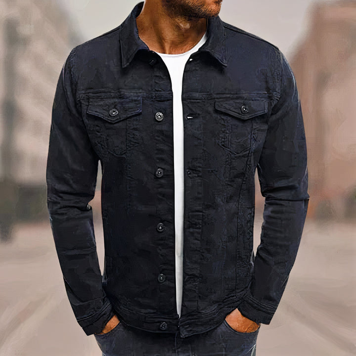 Casual denim shirt, designed for comfort with breathable fabric, ideal for summer wear.






