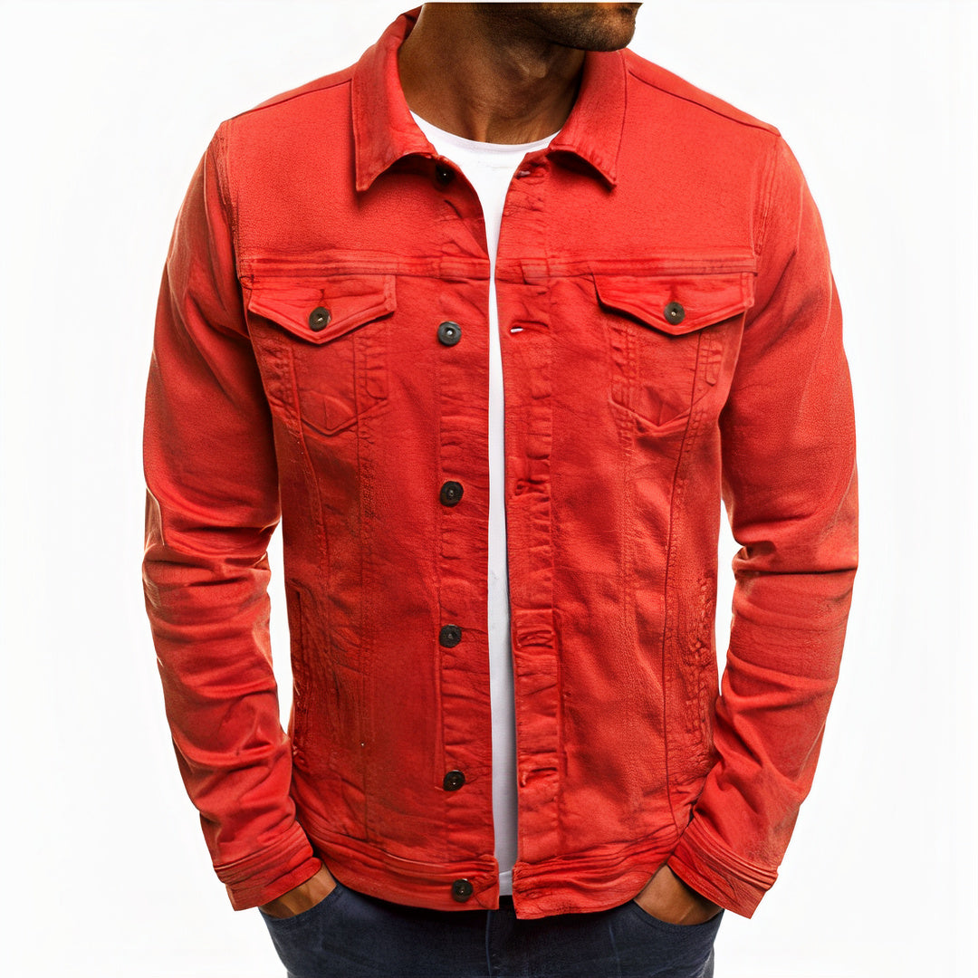 Casual denim shirt, designed for comfort with breathable fabric, ideal for summer wear.






