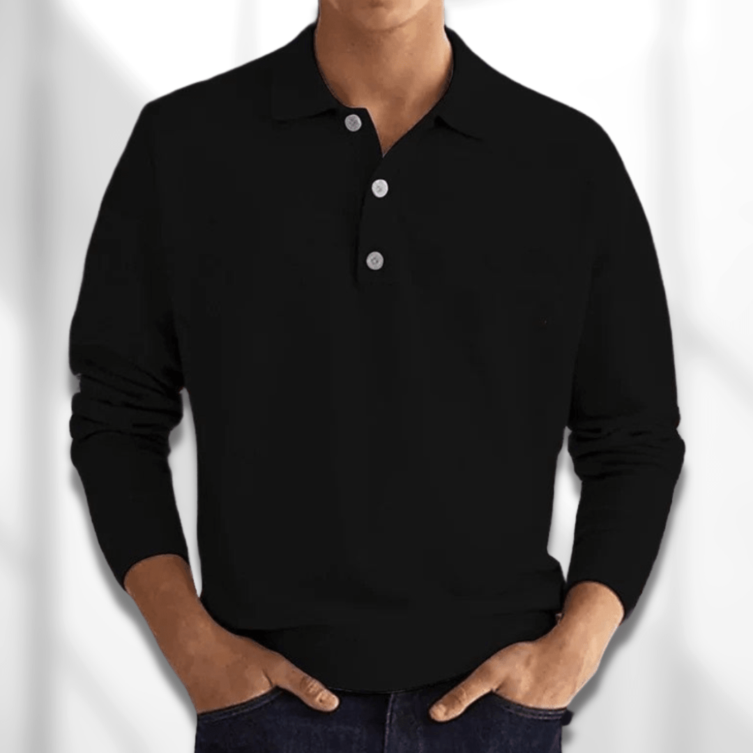 Casual men's polo shirt with breathable fabric and a modern fit, perfect for effortless style and comfort during summer days.