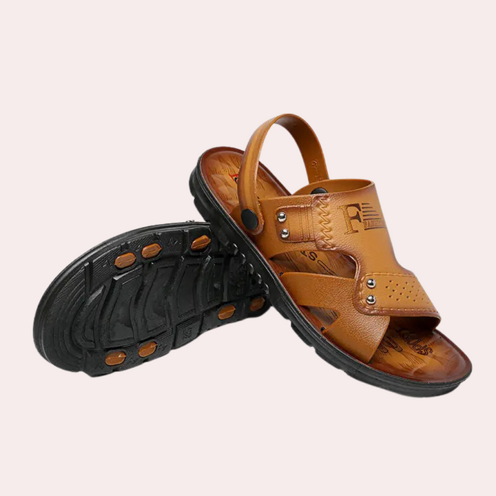 Casual men’s sandals designed for comfort and durability, perfect for summer.







