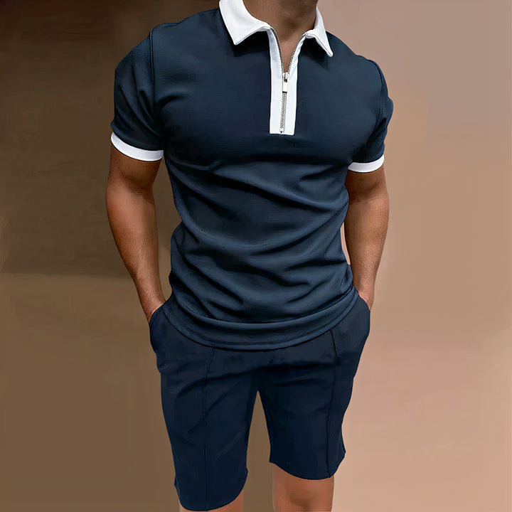 Casual men’s summer set with lightweight, breathable fabric, ideal for relaxed and stylish summer days.






