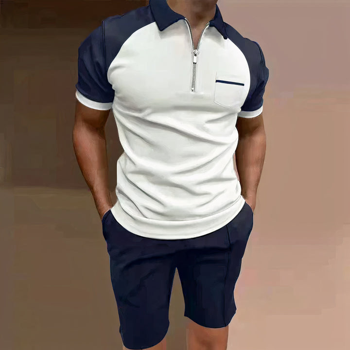 Casual men’s summer set with lightweight, breathable fabric, ideal for relaxed and stylish summer days.






