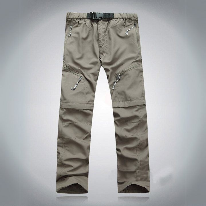 Casual multipocket outdoor pants with a relaxed fit, breathable fabric, and durable material, perfect for summer adventures and outdoor activities.






