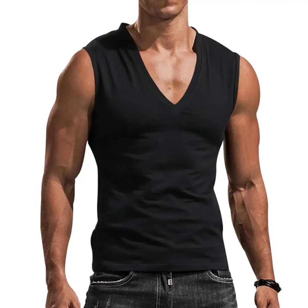 Casual sleeveless shirt for men, featuring breathable fabric and lightweight design, ideal for warm summer days and active lifestyles.






