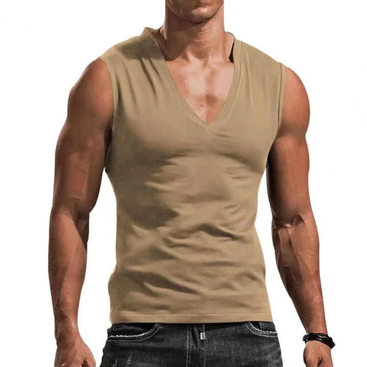 Casual sleeveless shirt for men, featuring breathable fabric and lightweight design, ideal for warm summer days and active lifestyles.






