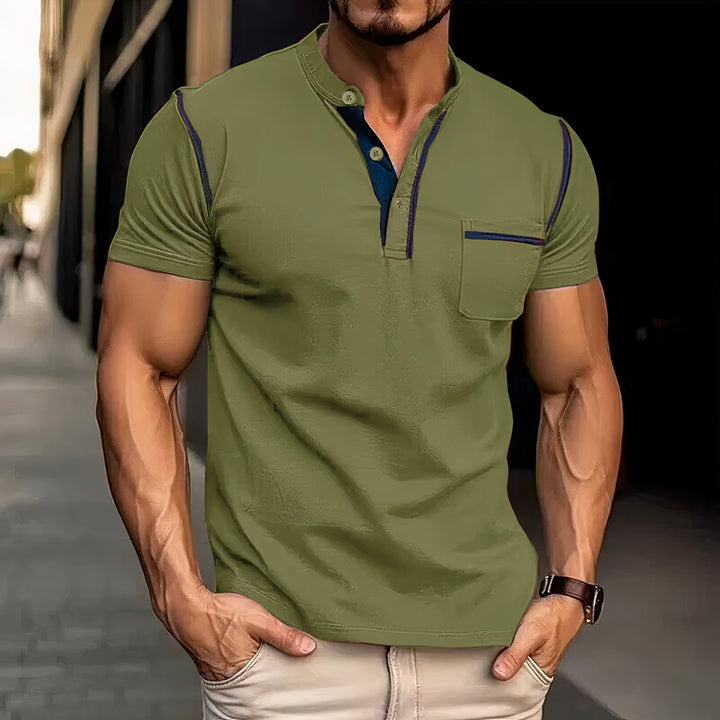 Casual stylish shirt for men, breathable and lightweight, perfect for summer days and versatile occasions.