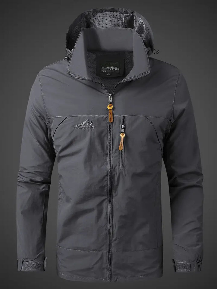 Casual waterproof fall jacket designed for lightweight comfort, durability, and protection from autumn rain.