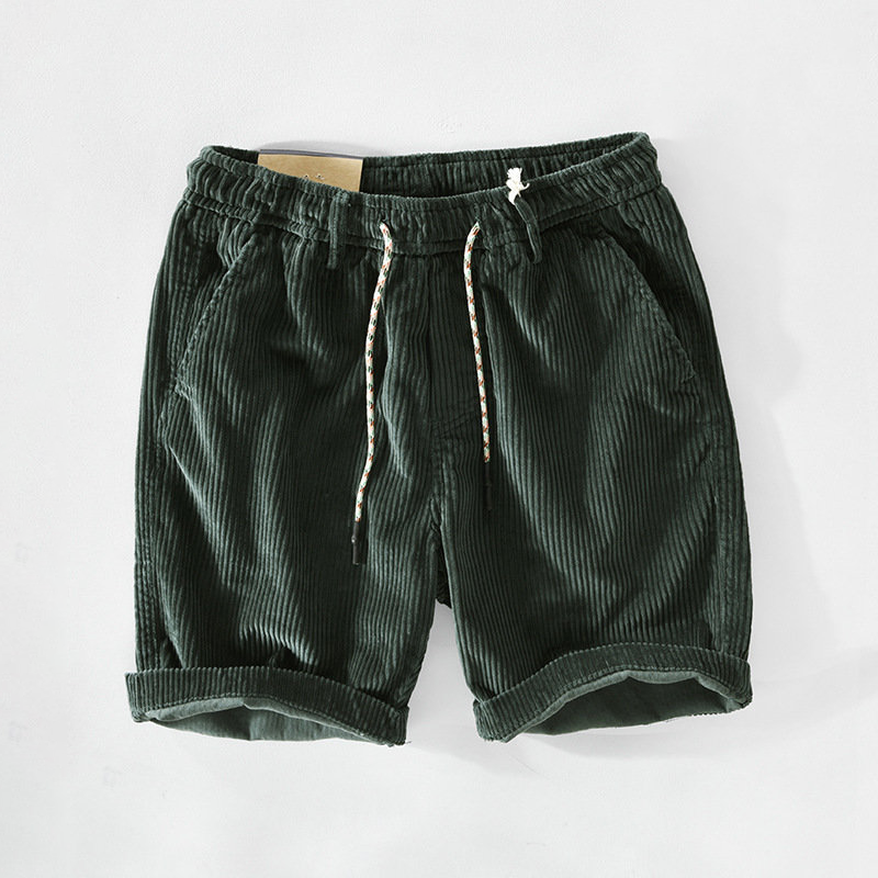 Classic cotton summer shorts with breathable fabric, lightweight design, and relaxed fit, ideal for summer days.