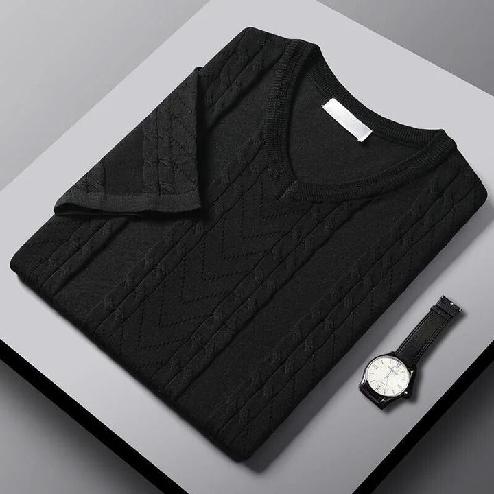 Classic knitted shirt offering lightweight comfort, timeless style, and versatility for everyday wear.






