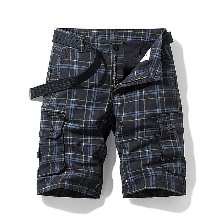 Classic plaid outdoor shorts with a tailored fit, breathable fabric, and durable design, perfect for summer adventures and casual outdoor activities.






