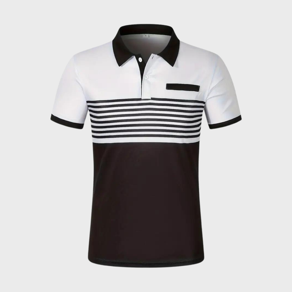 Classic Poloshirt ideal for summer days, featuring lightweight breathable fabric and timeless design.






