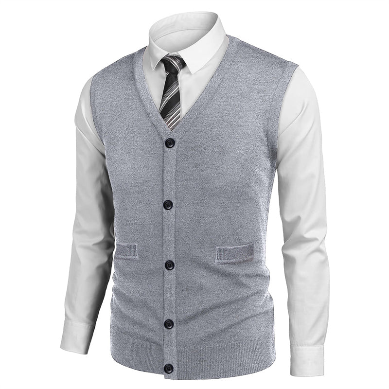 Classic warm vest for autumn, lightweight and breathable, ideal for layering during cool days.