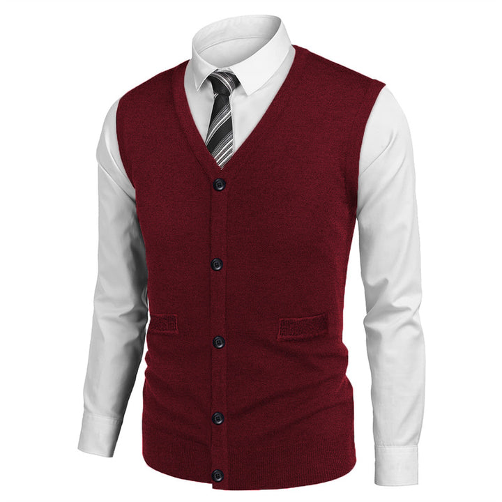 Classic warm vest for autumn, lightweight and breathable, ideal for layering during cool days.