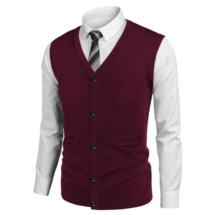 Classic warm vest for autumn, lightweight and breathable, ideal for layering during cool days.